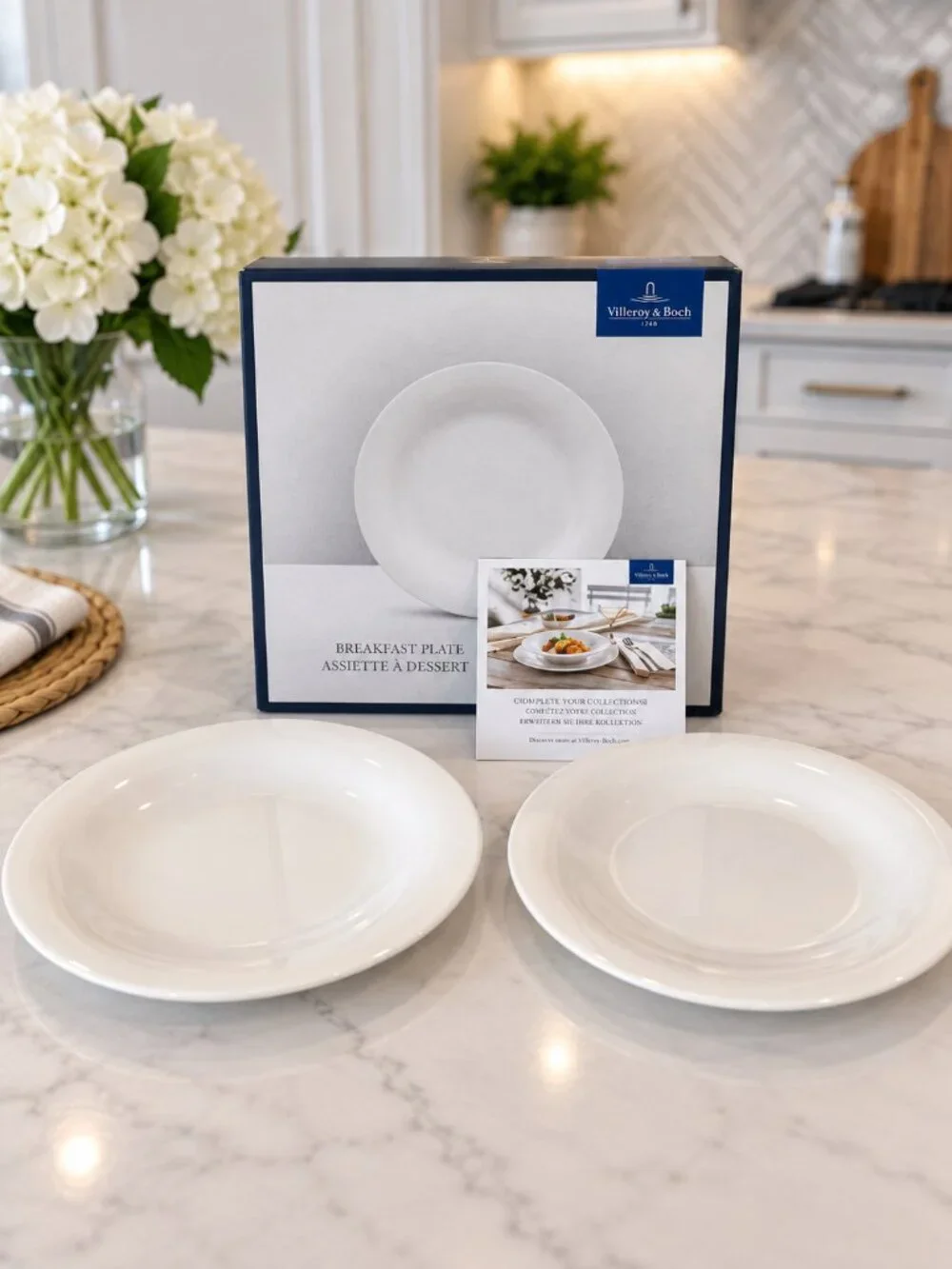 Villeroy & Boch New Cottage Breakfast Plates 2 Pc Set NIB Germany